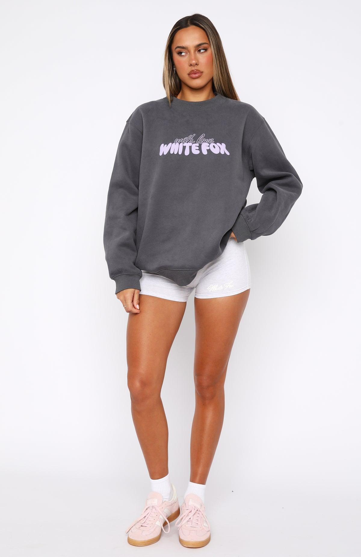 With Love Forever Oversized Sweater Volcanic Product Image