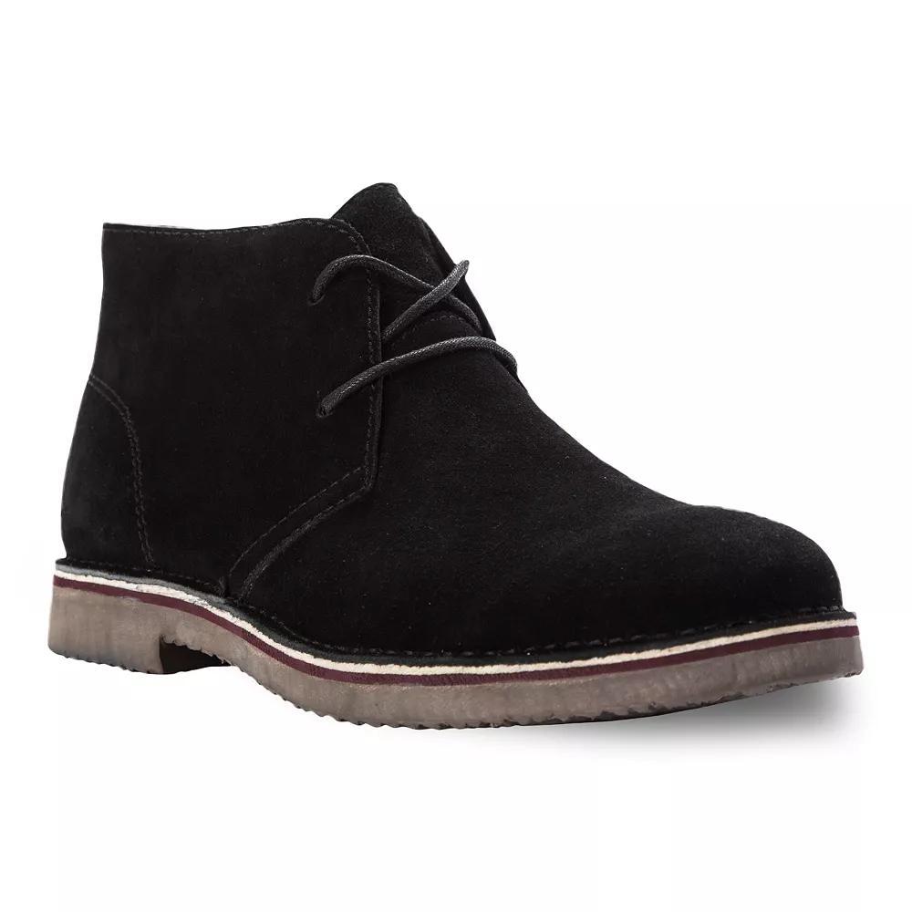 Propet Findley Men's Suede Chukka Boots, Size: 9 XW, Black Product Image