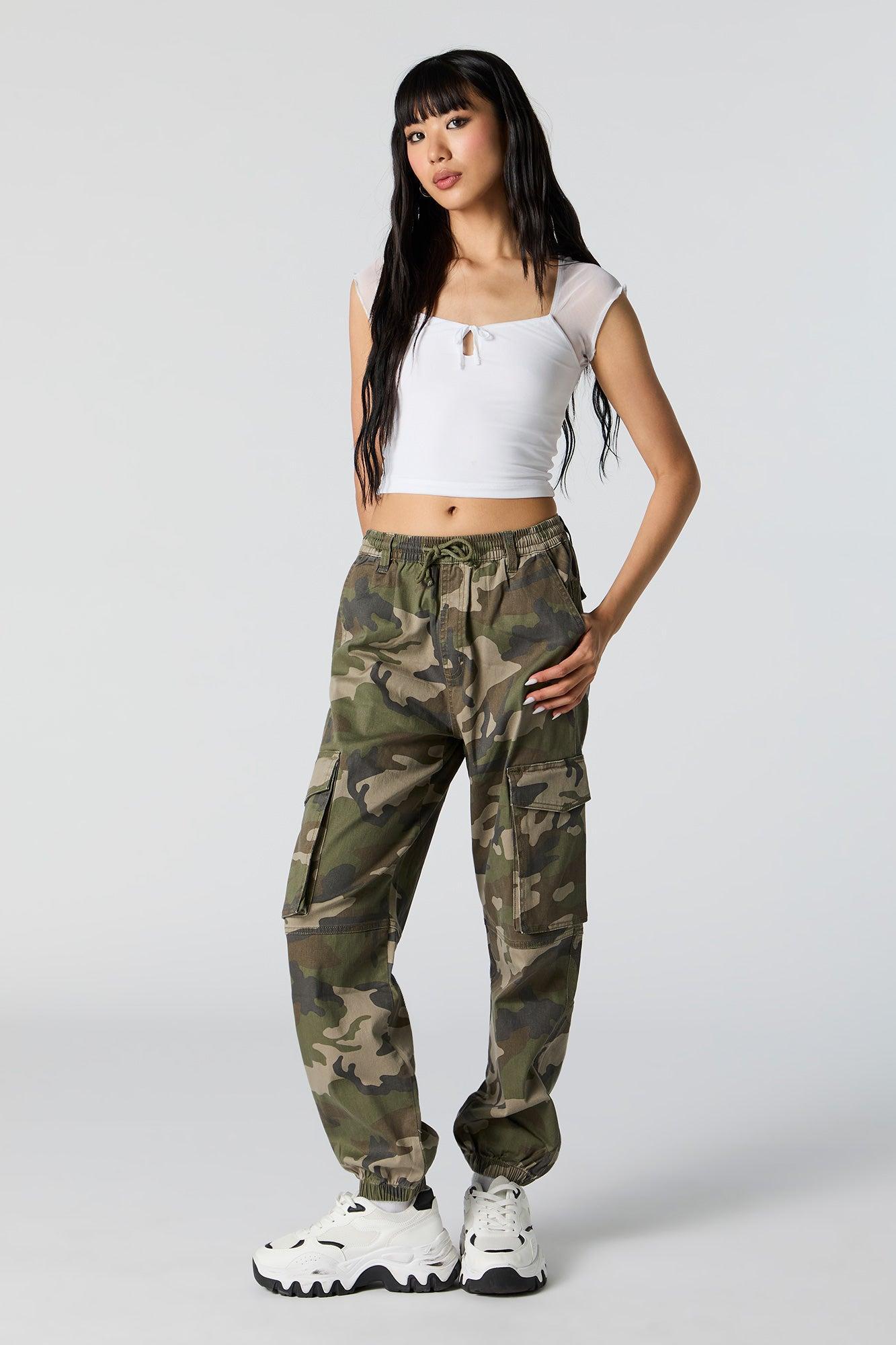 Drawstring Cargo Jogger Female Product Image
