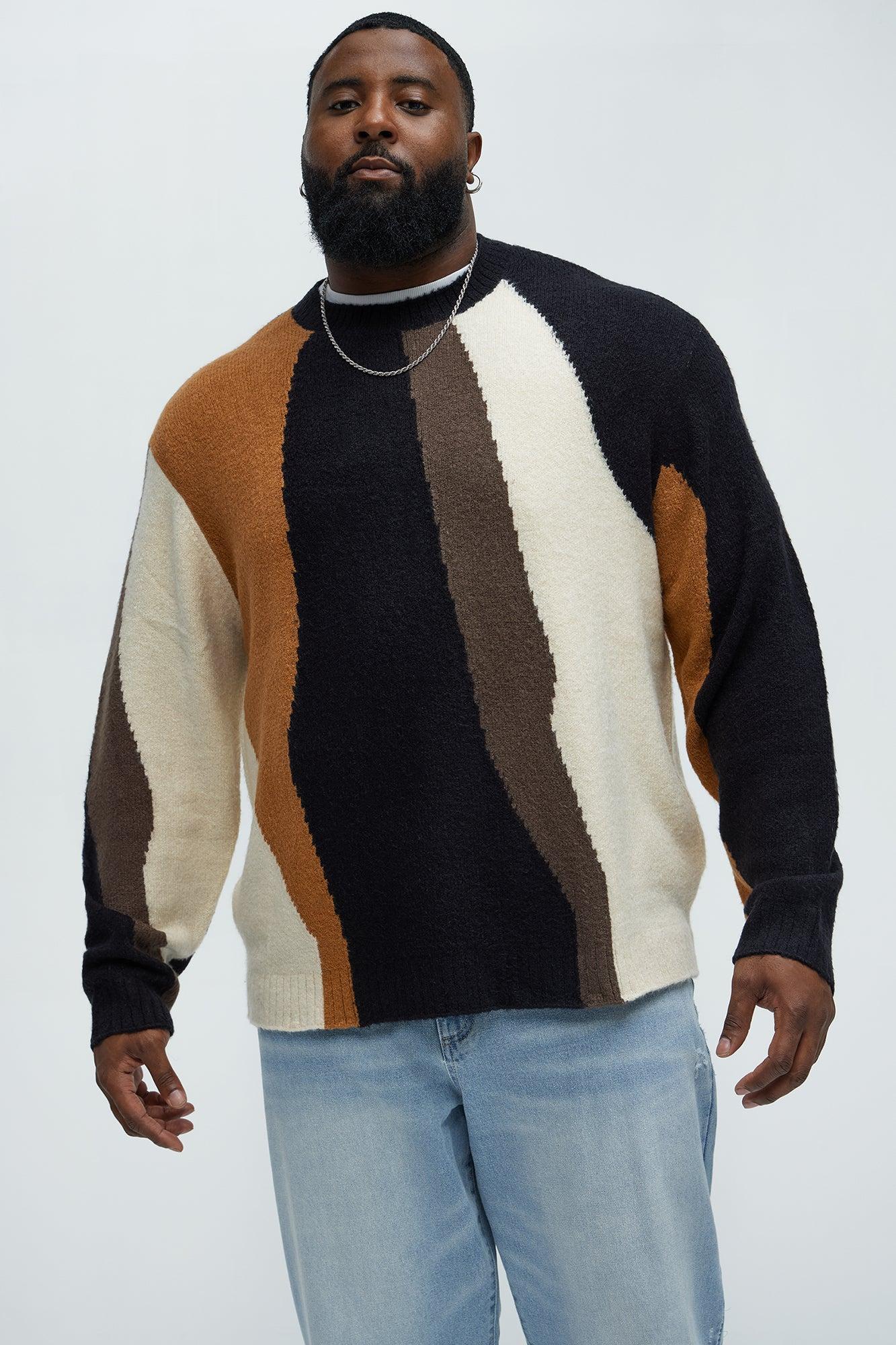 After Hours Sweater - Brown/combo Male Product Image