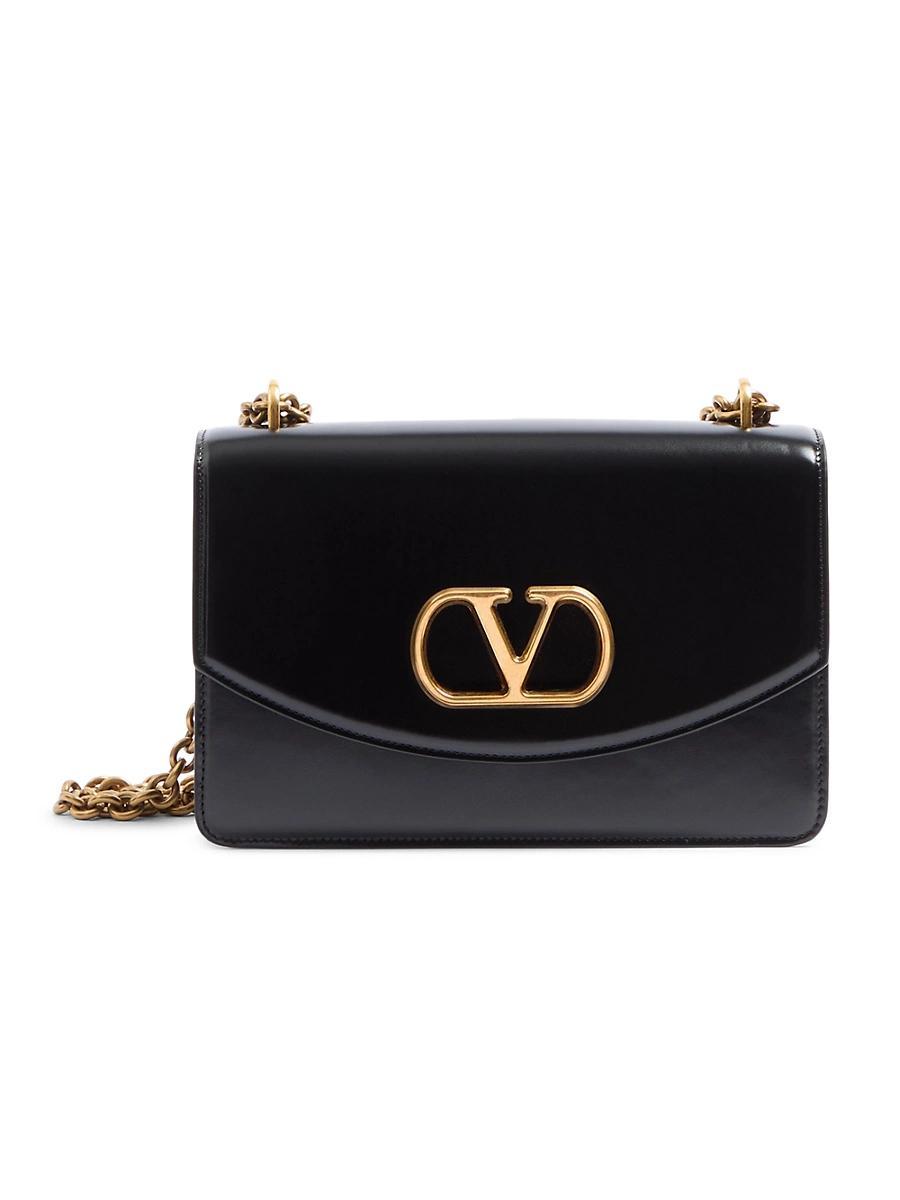 Womens Vain Shoulder Bag in Shiny Calfskin Product Image