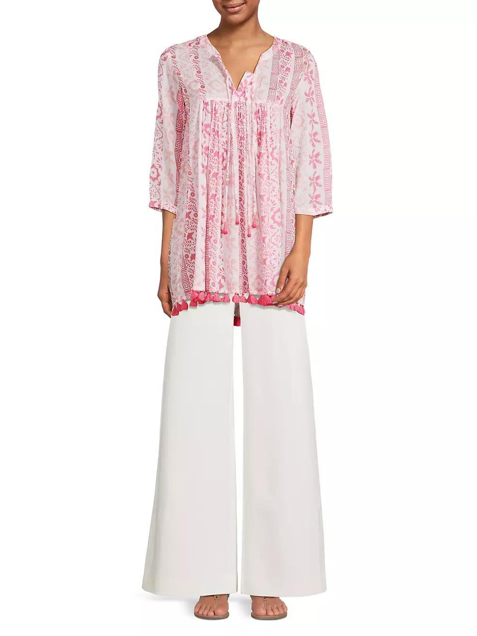 Seychelles Printed Tassel-Trimmed Tunic Product Image
