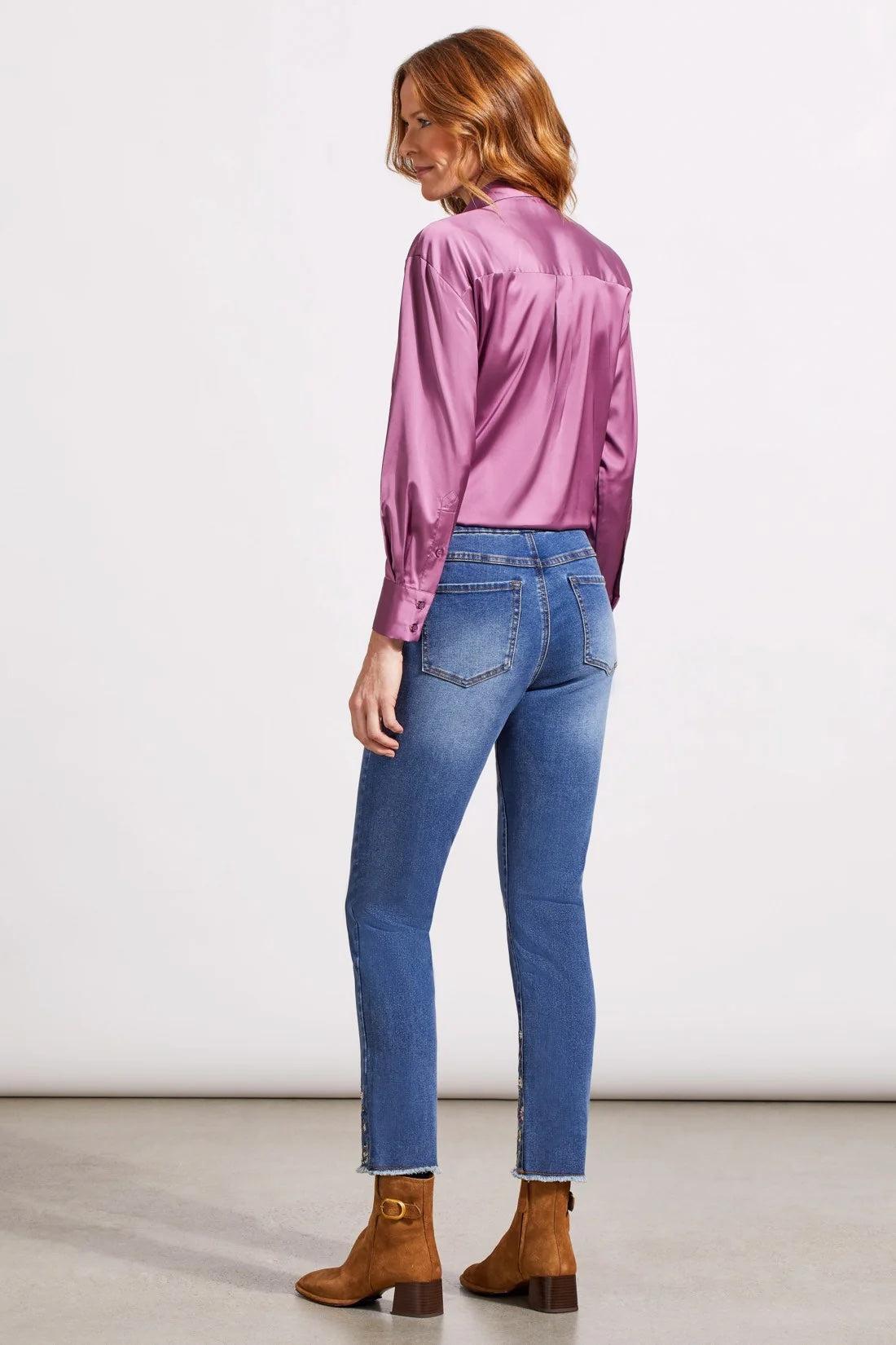 Audrey Embroidered Jeans Product Image