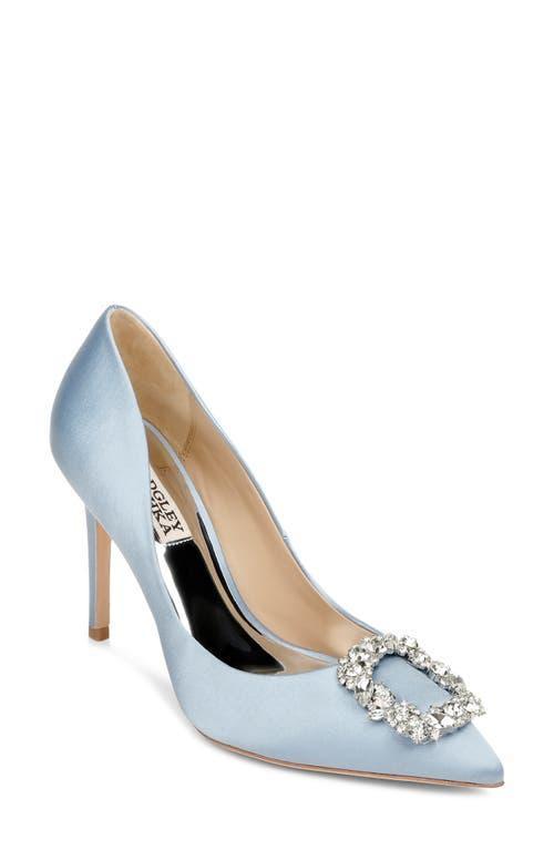 Cher Satin Buckle Cocktail High-Heel Pumps Product Image
