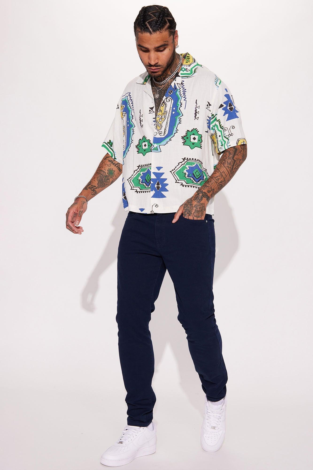 Mac Chino Skinny 5 Pocket Pants - Navy Product Image