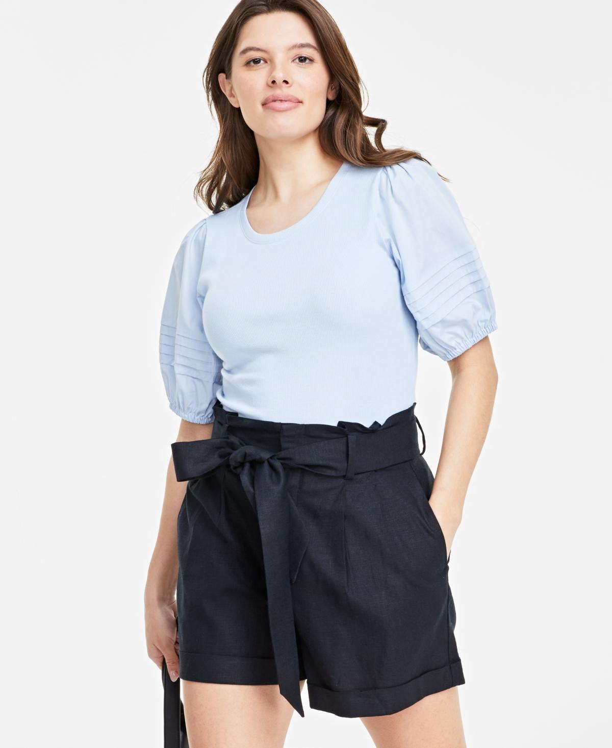 Womens Knit Elbow-Sleeve Top, Created for Macys Product Image