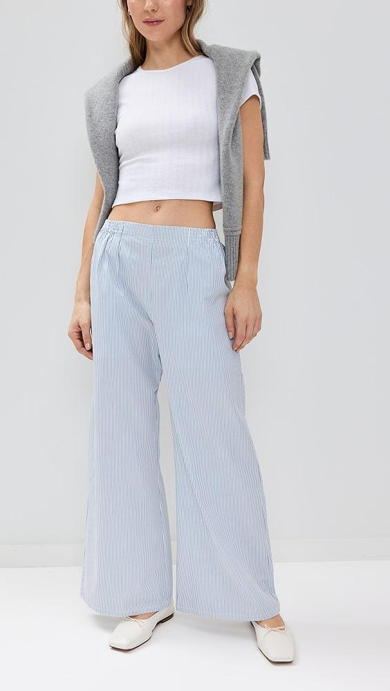 Leset Yoshi Wide Leg Boxer Pants | Shopbop Product Image