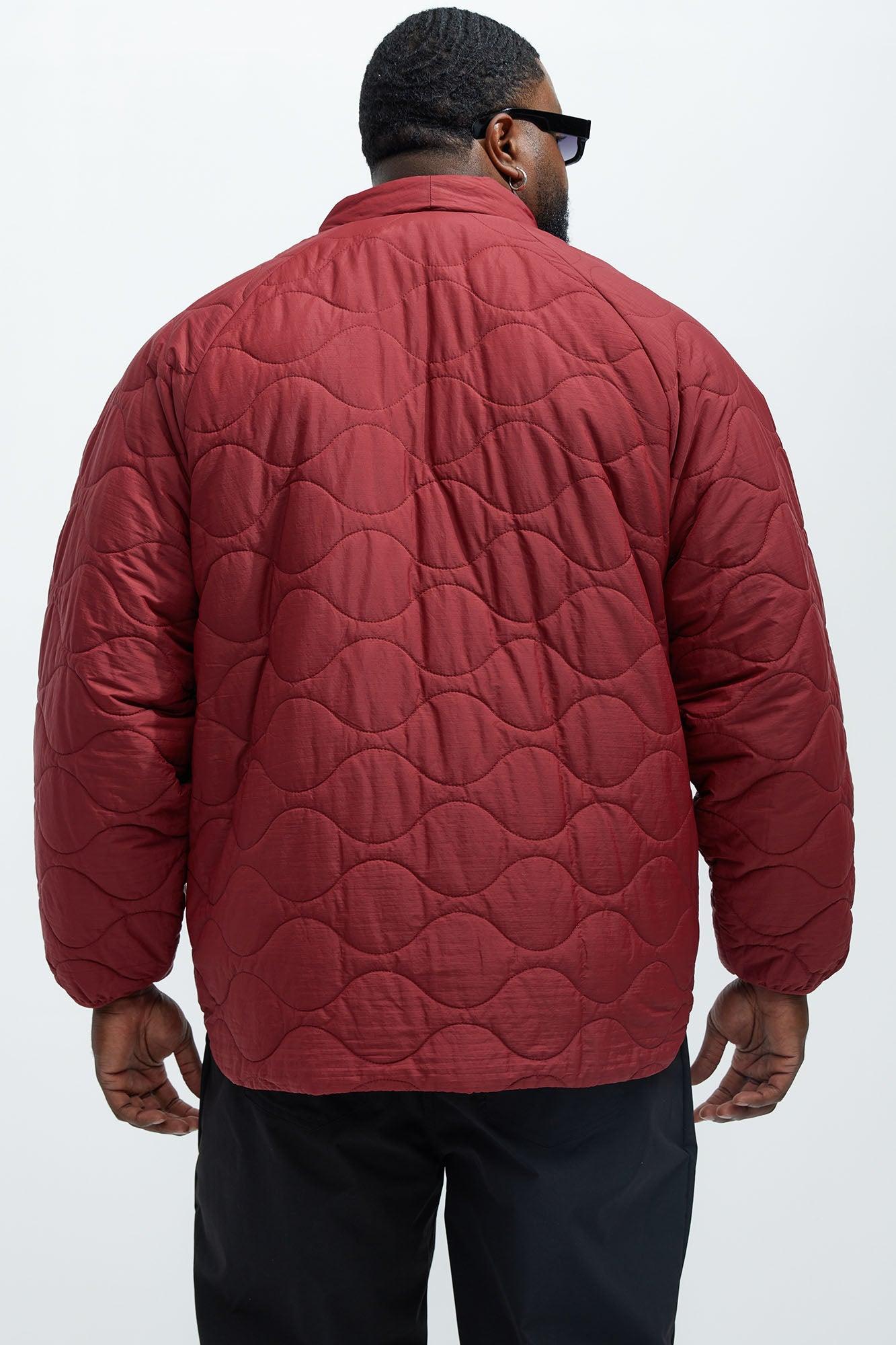 Good Luck Quilted Jacket - Red Product Image
