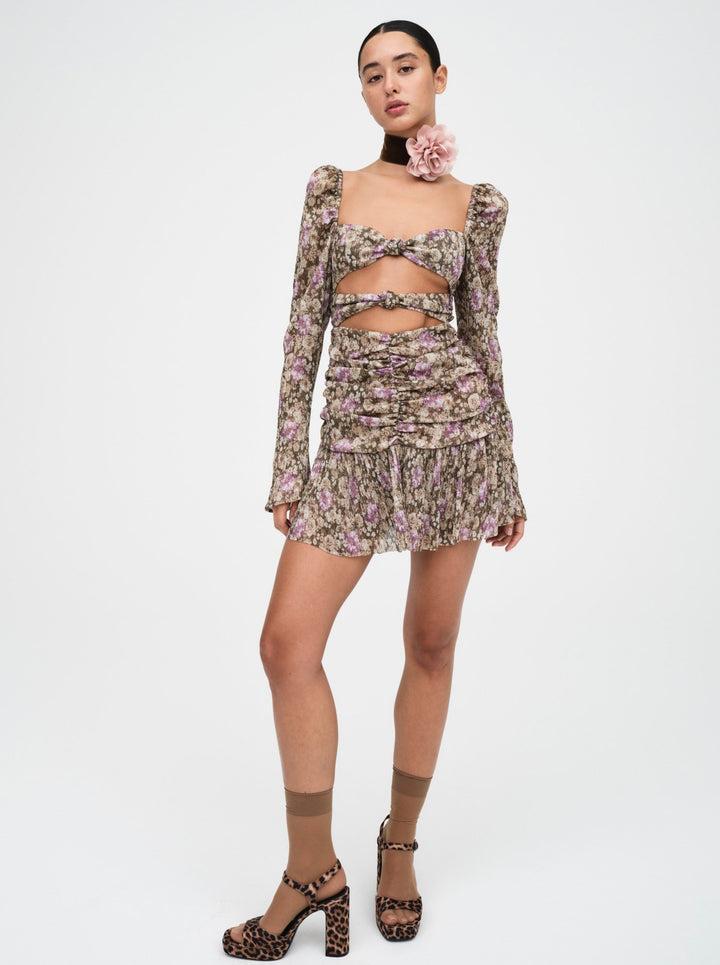 Camden Mini Dress — Purple Product Image