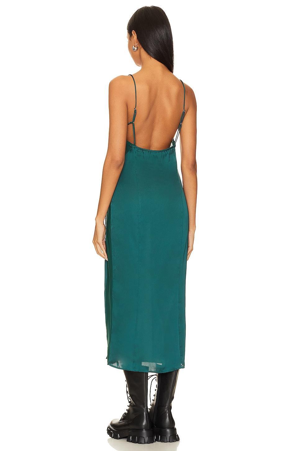 x Intimately FP City Cool Midi Slip In Evergreen Free People Product Image