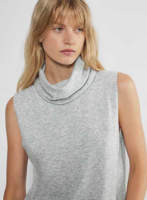 bare cashmere sleeveless sweater Product Image