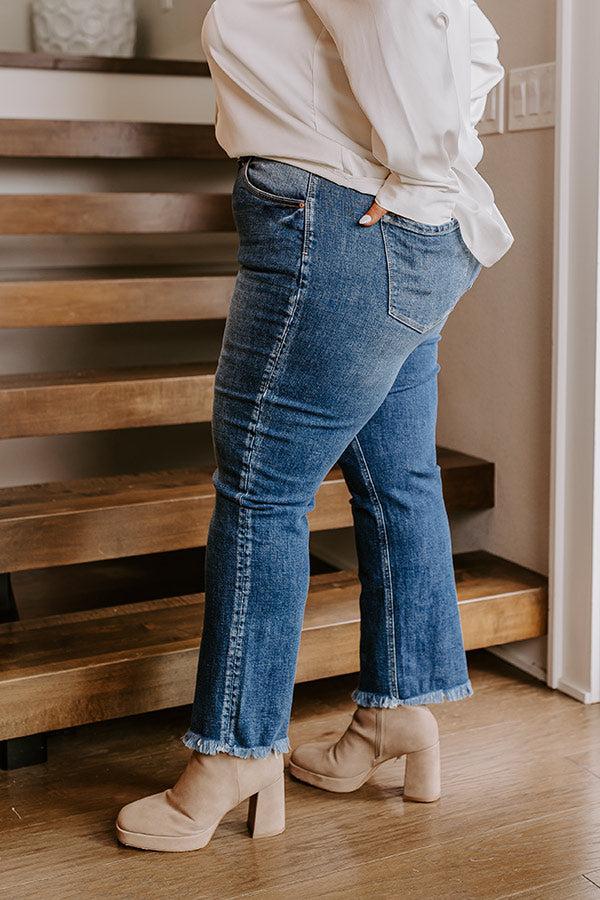 KanCan Kim High Waist Straight Leg Jean Curves Product Image