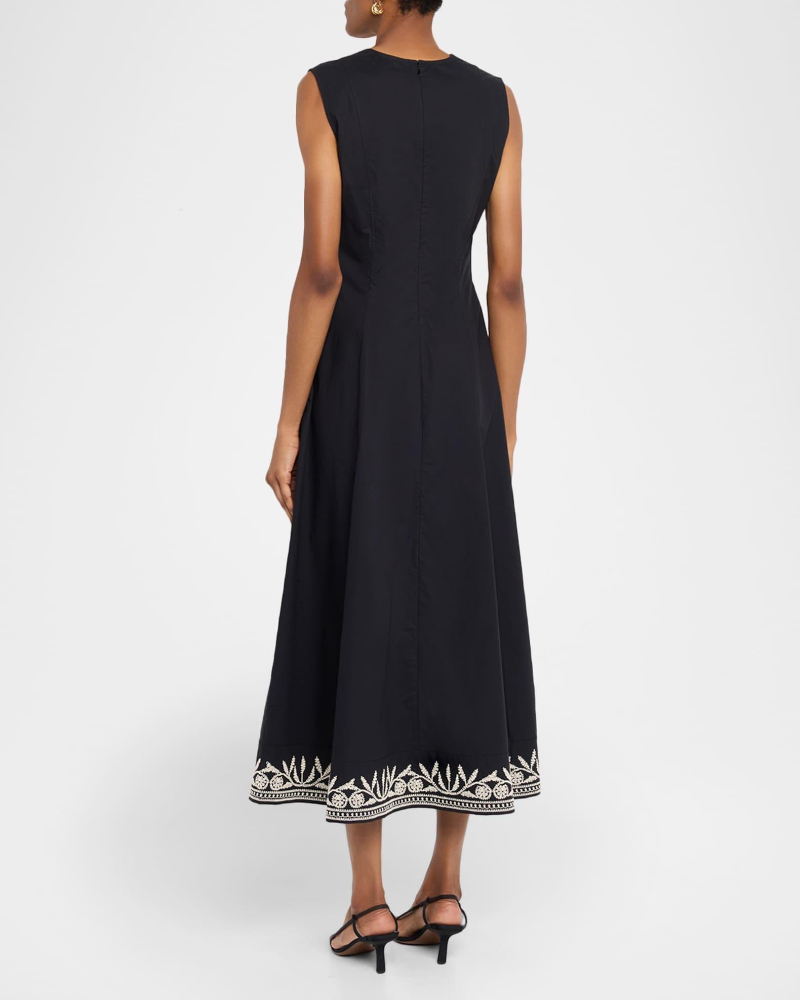Margrethe Embroidered Cotton Dress Product Image