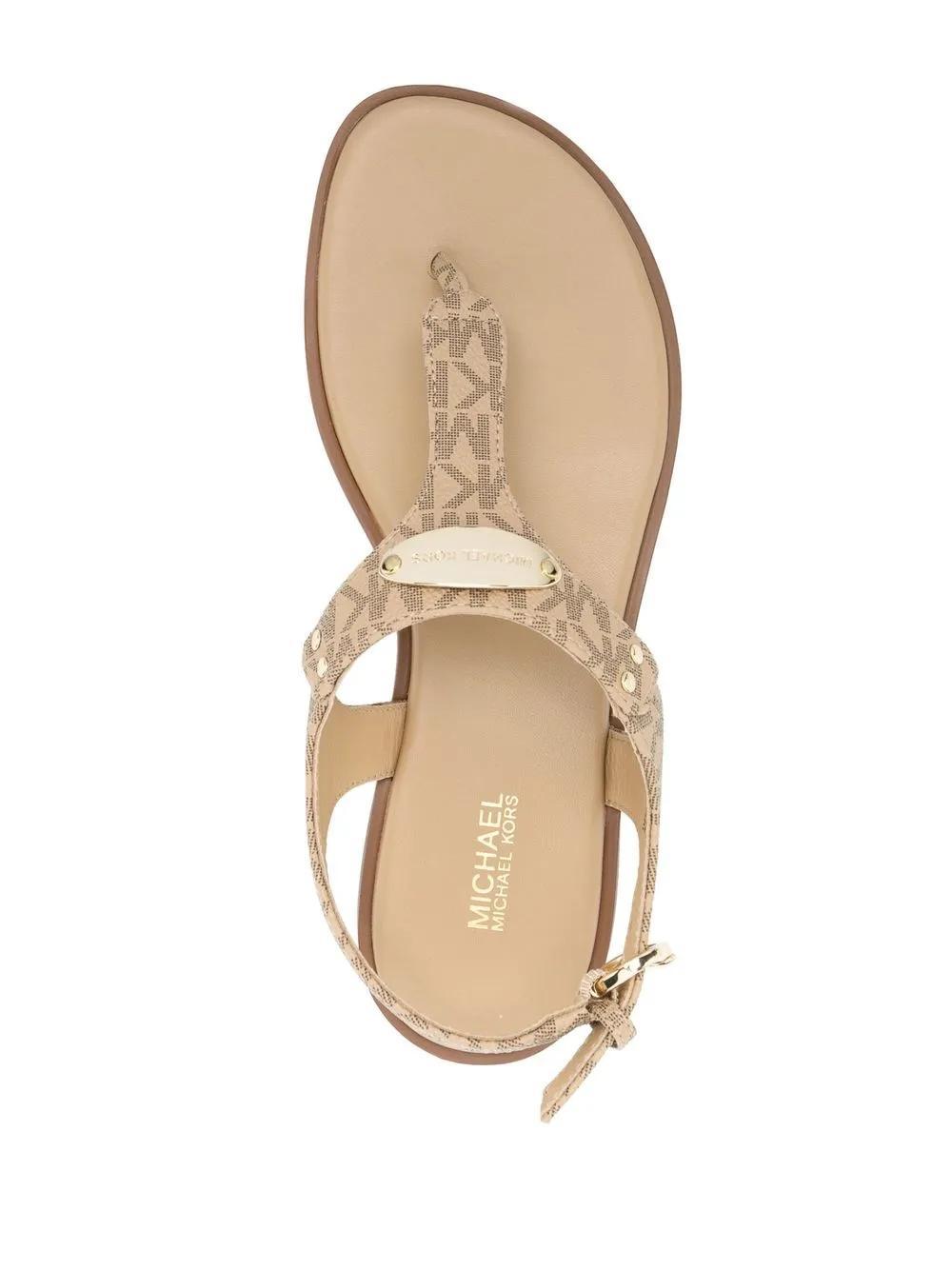 logo plaque thong sandals Product Image