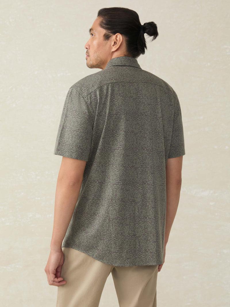 Short-Sleeve Hermosa Shirt - Olive Frond Product Image