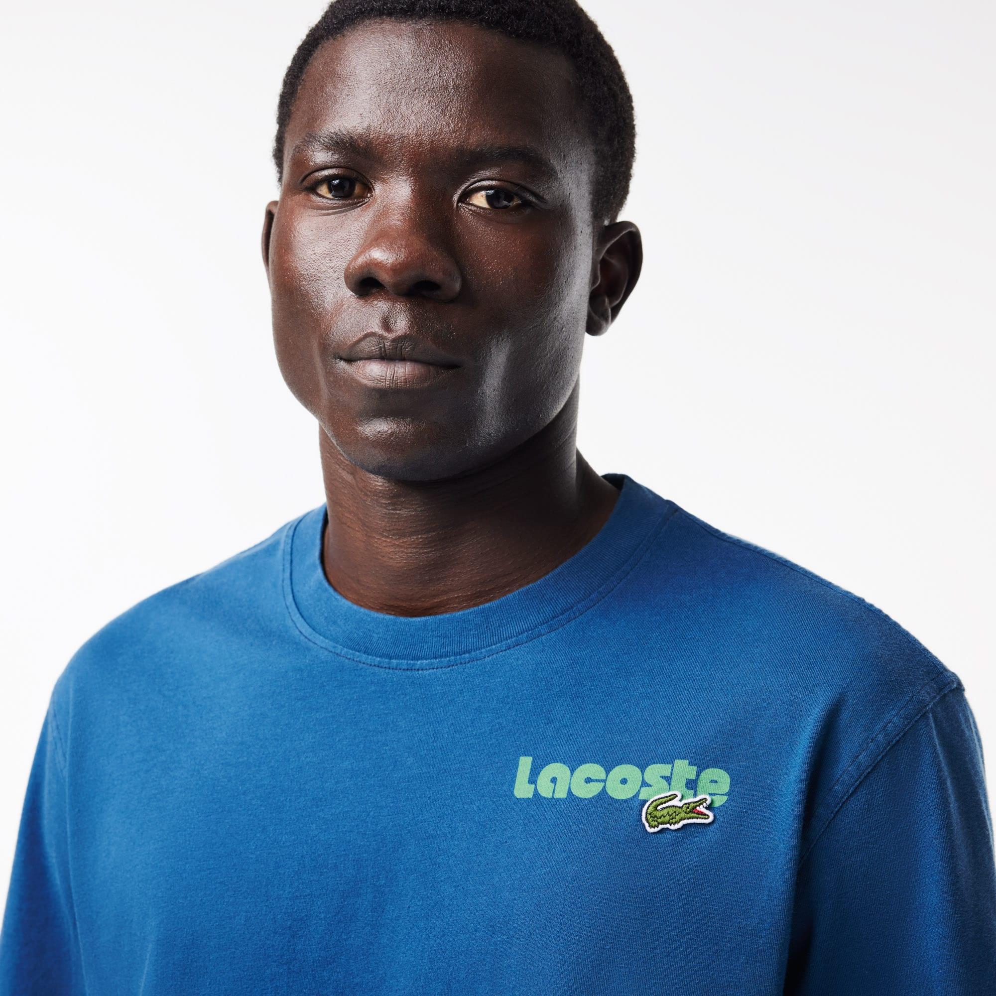 Men's Washed Effect Ombré Print T-Shirt Product Image