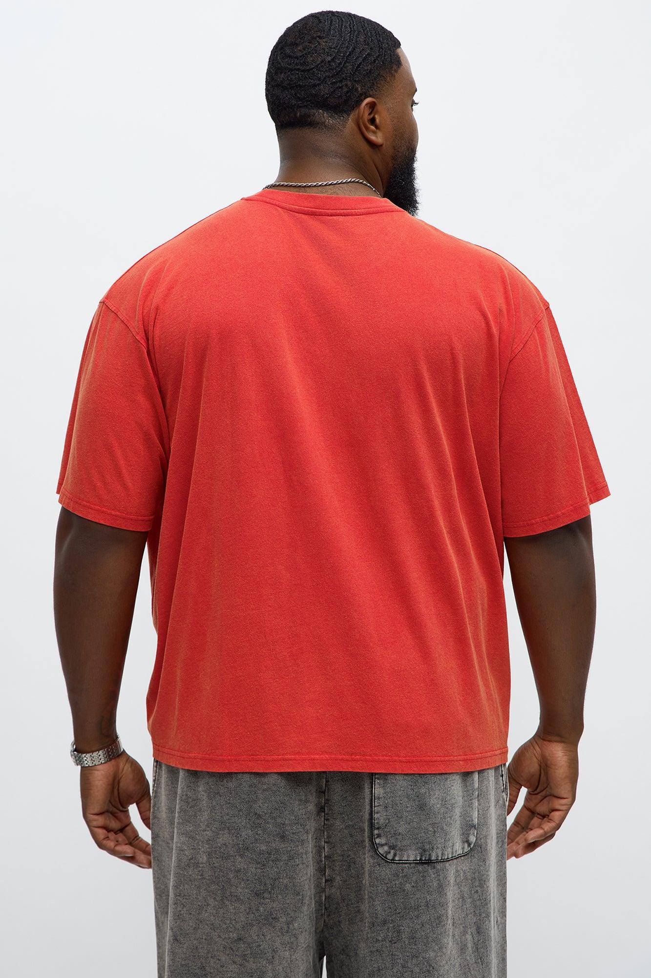 Bulls Oversized Short Sleeve Tee - Red Product Image