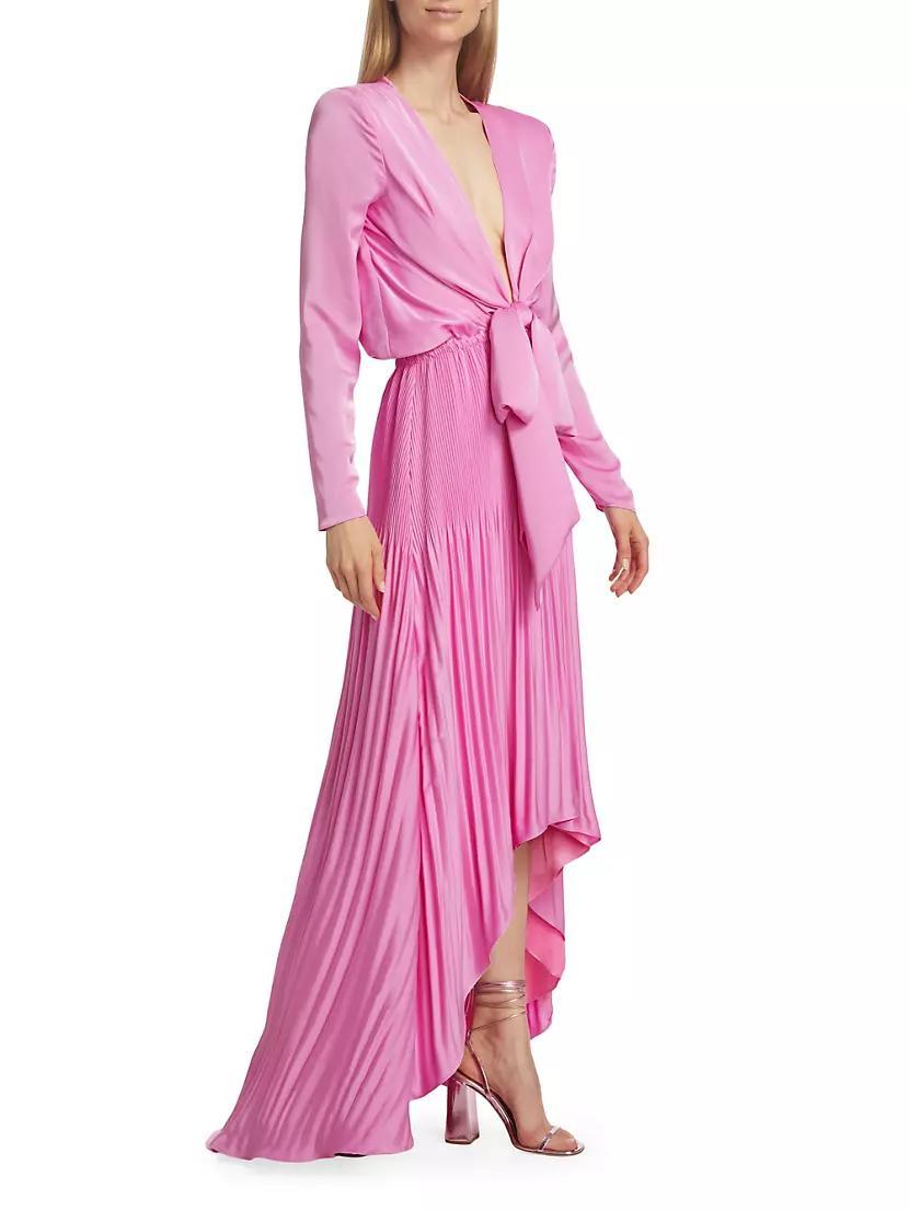 Zaylee Mixed-Media Gown Product Image