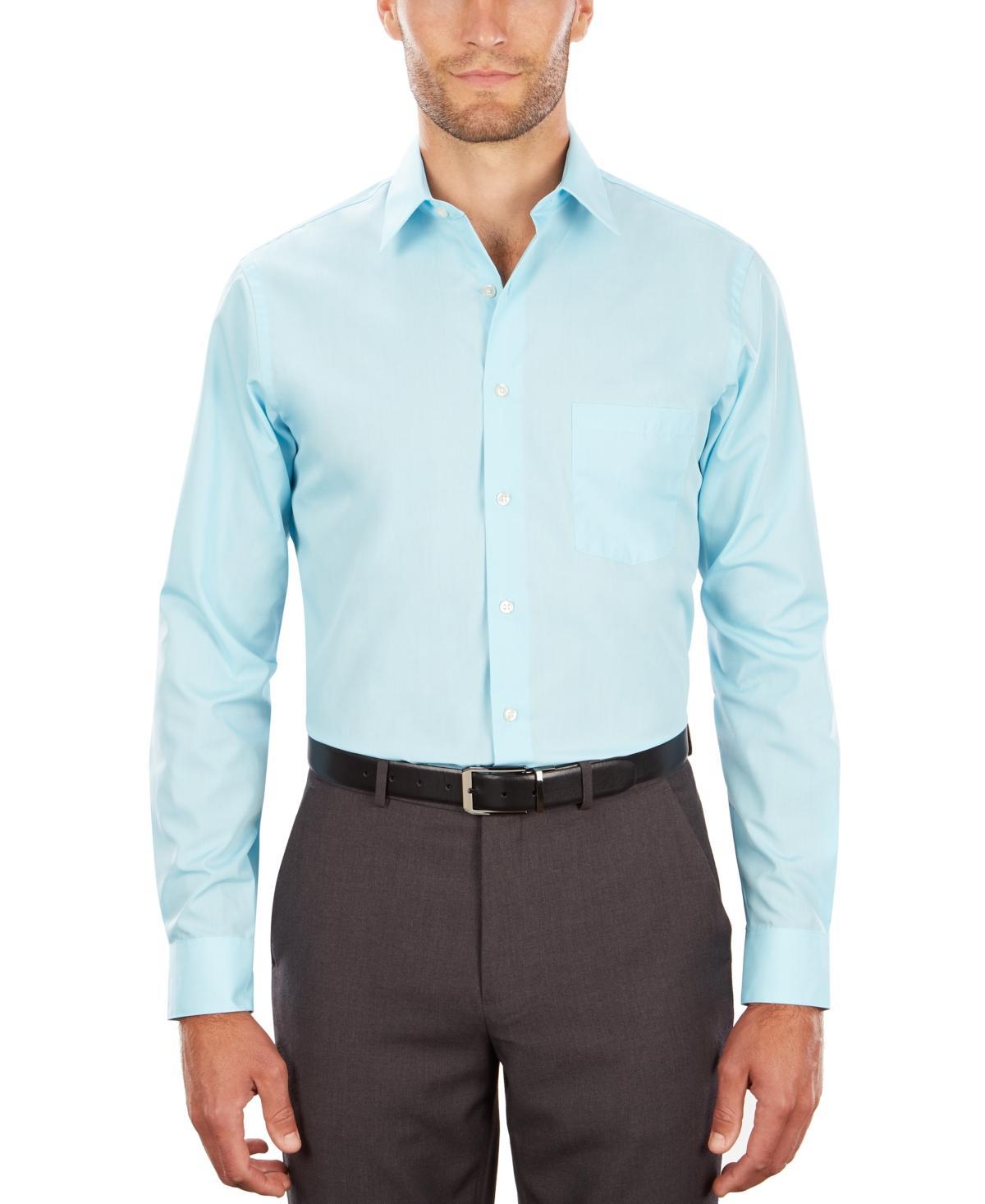 David Donahue Trim Fit Super Fine Twill Dress Shirt Product Image
