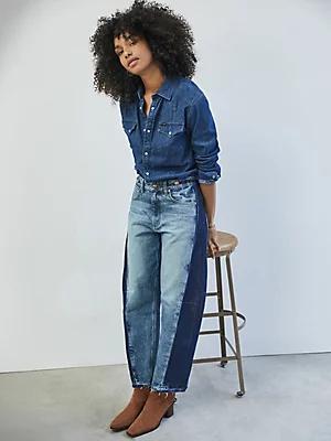 Women's Low Slung Barrel Rider™ Jean | Women's Jeans | Lee® Product Image