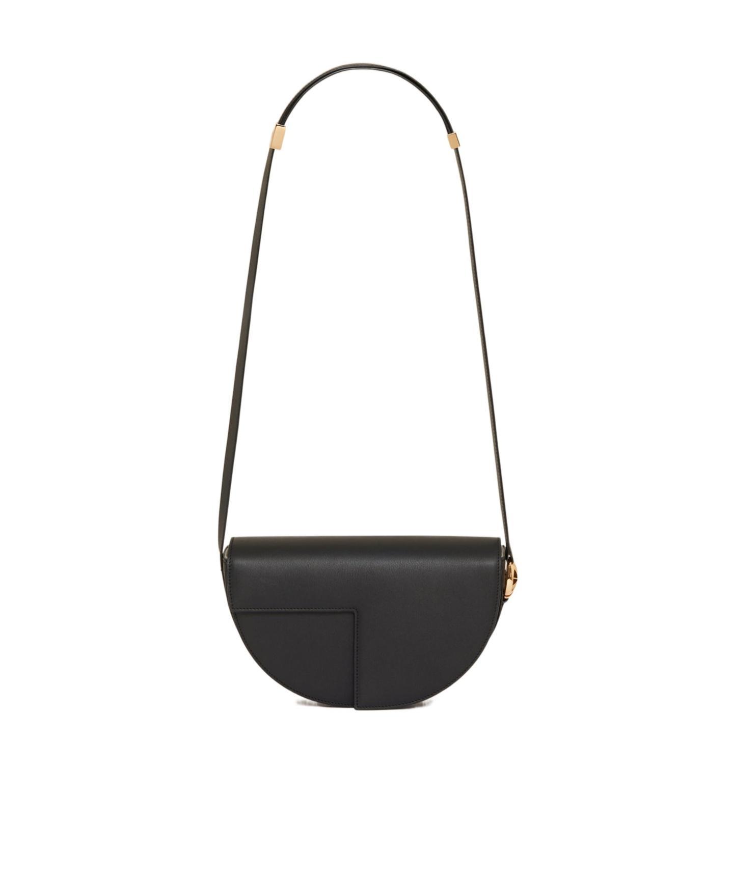 PATOU Women's Logo Plaque Shoulder Bag In Black Product Image