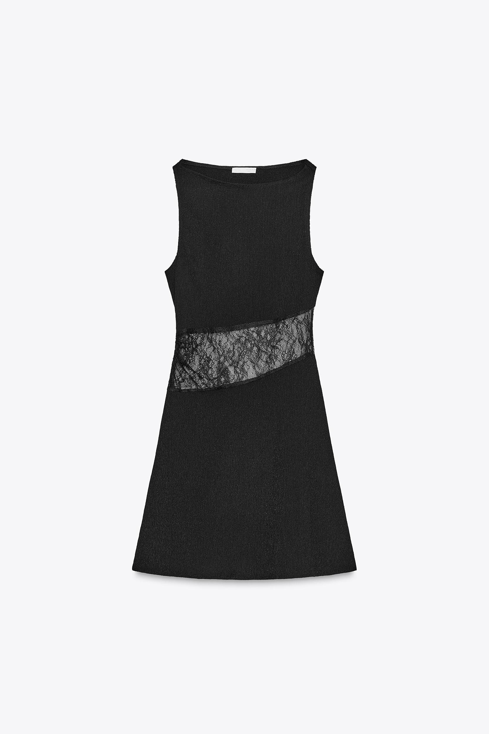 SHORT COMBINATION LACE DRESS Product Image