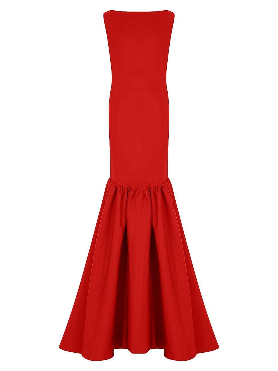 Womens Demi Silk Mermaid-Hem Gown Product Image