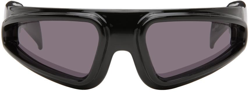 RICK OWENS Black Porterville Ryder Sunglasses Product Image