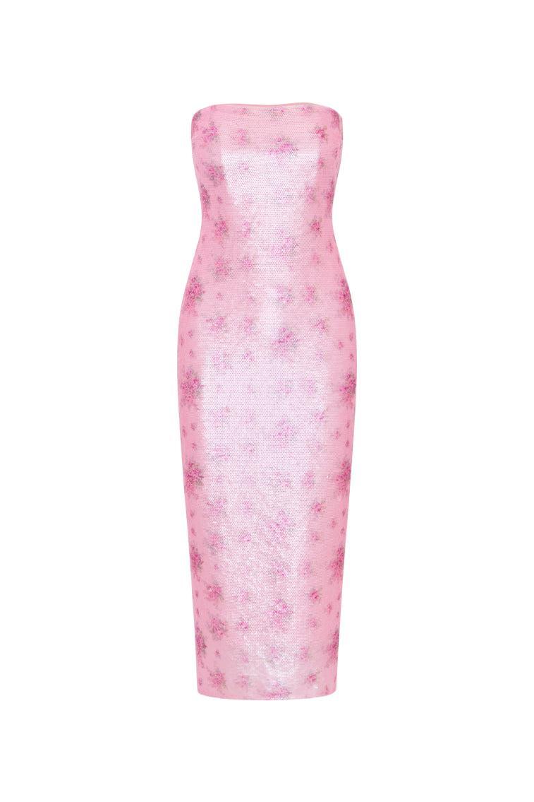 Stasia Sequin Midi Dress Product Image