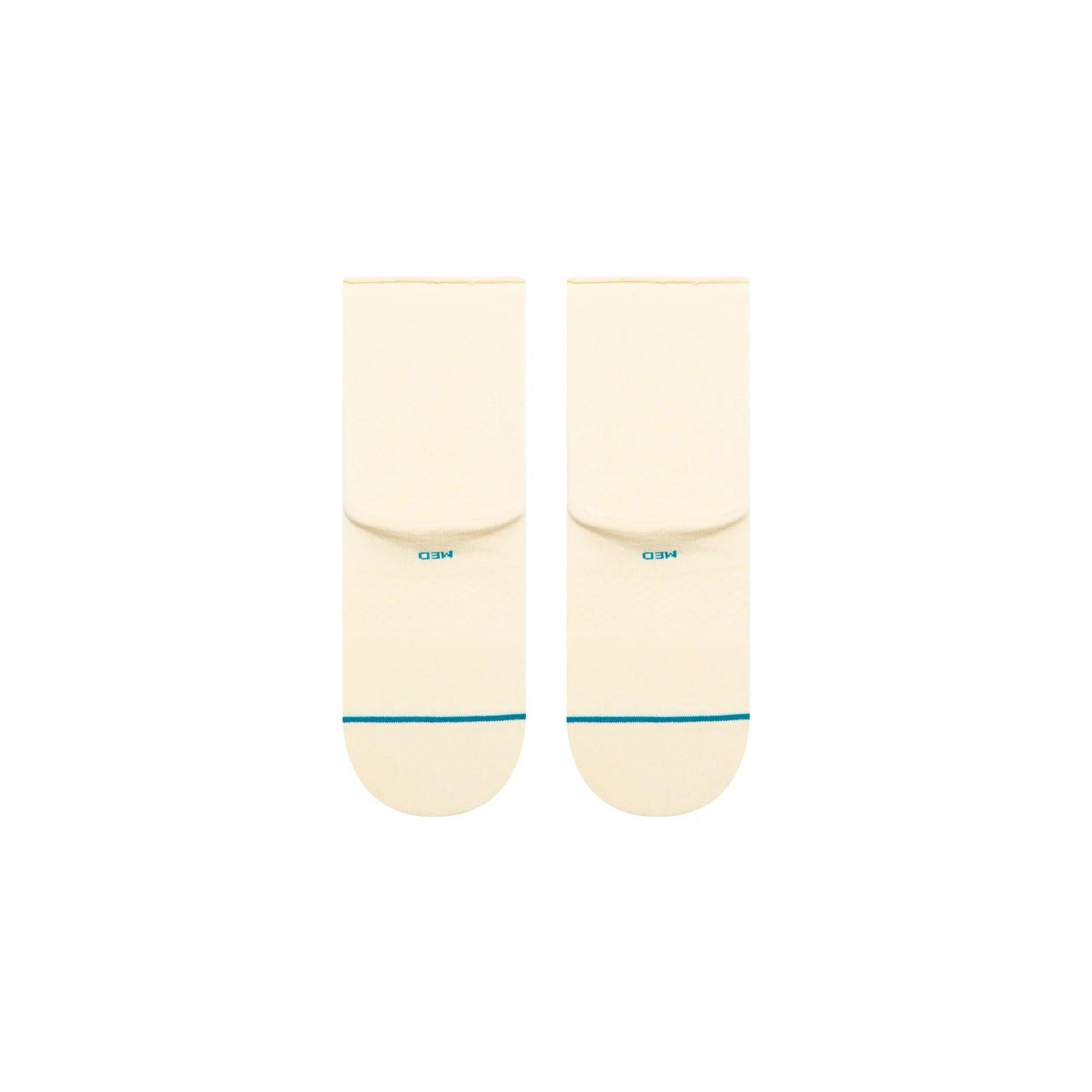 Stance Cotton Rollin' Quarter Light Cushion Socks - Cream Product Image