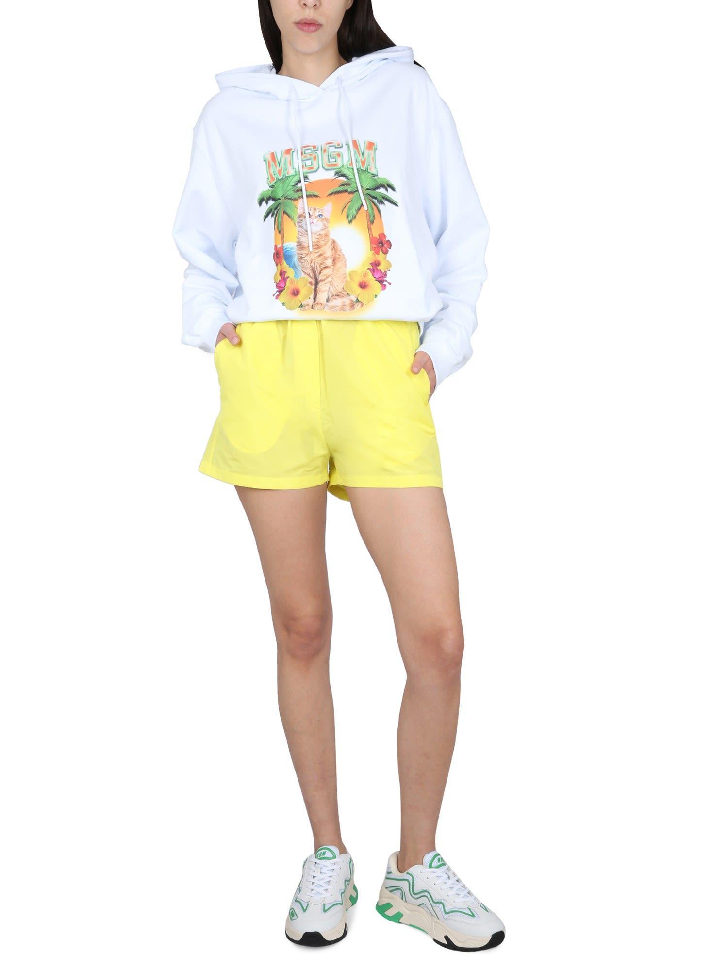 MSGM Short  Woman In Yellow Product Image