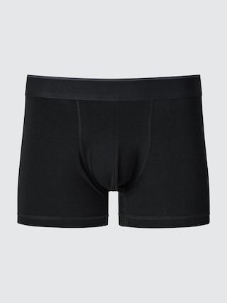 Mens Cotton Low Rise Boxer Briefs with Odor Control Navy 3XL UNIQLO US Product Image