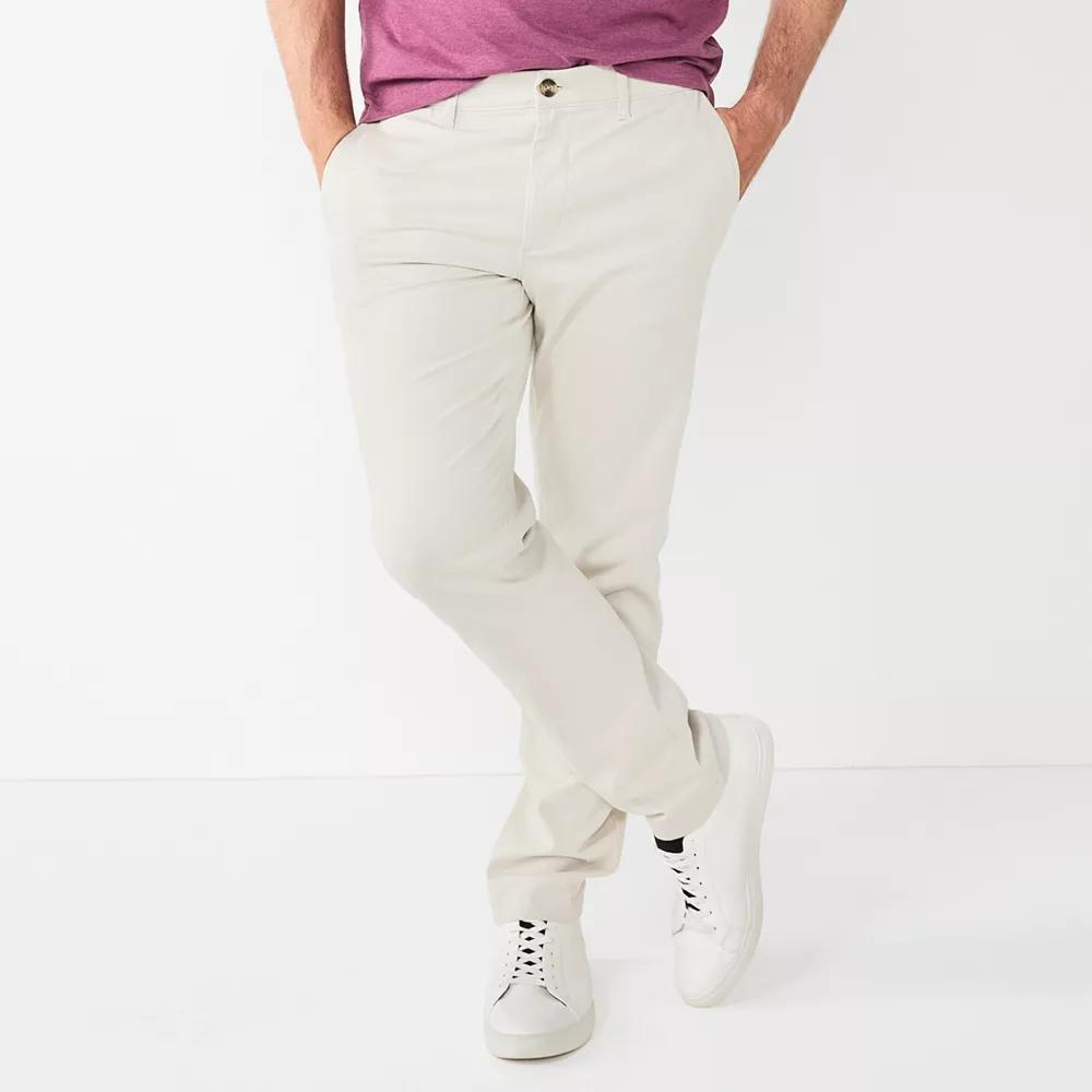 Men's Sonoma Goods For Life® Flexwear Slim-Fit Chinos, Size: 30 X 32, Brown Trap Product Image
