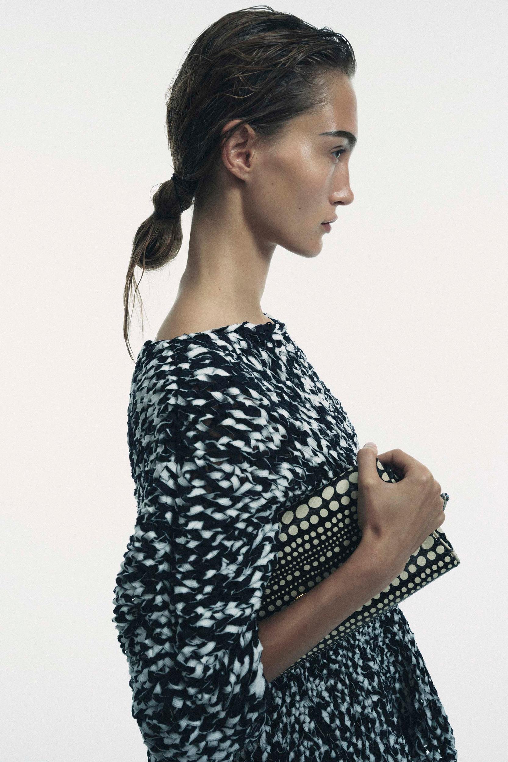 Mathilde Top in Glaze and Midnight Product Image