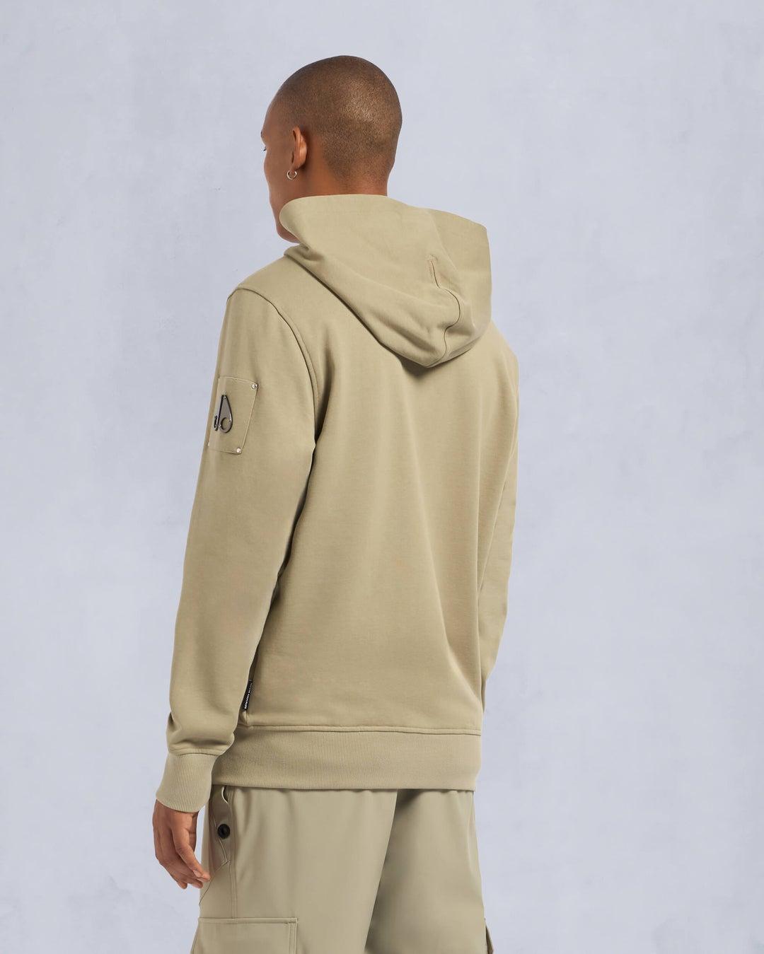 Moose Knuckles Mens Hartsfield Zip-Up in Sage Product Image