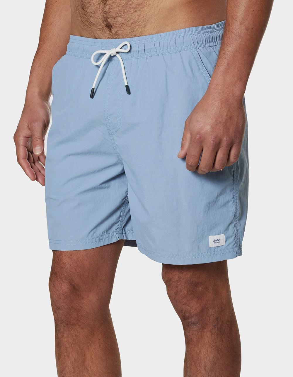 KATIN Poolside Mens Volley Shorts - PORT Product Image