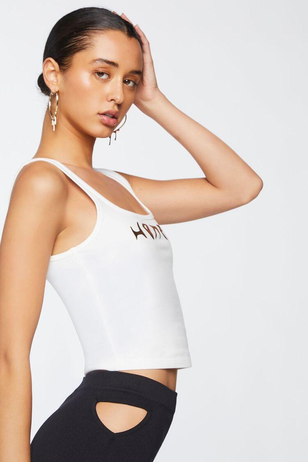 Metallic Honey Graphic Tank Top | Forever 21 Product Image