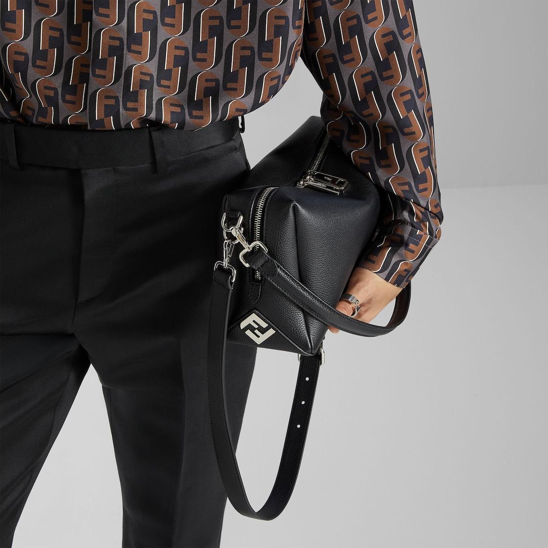 Fendi Lui MediumBlack leather bag Product Image