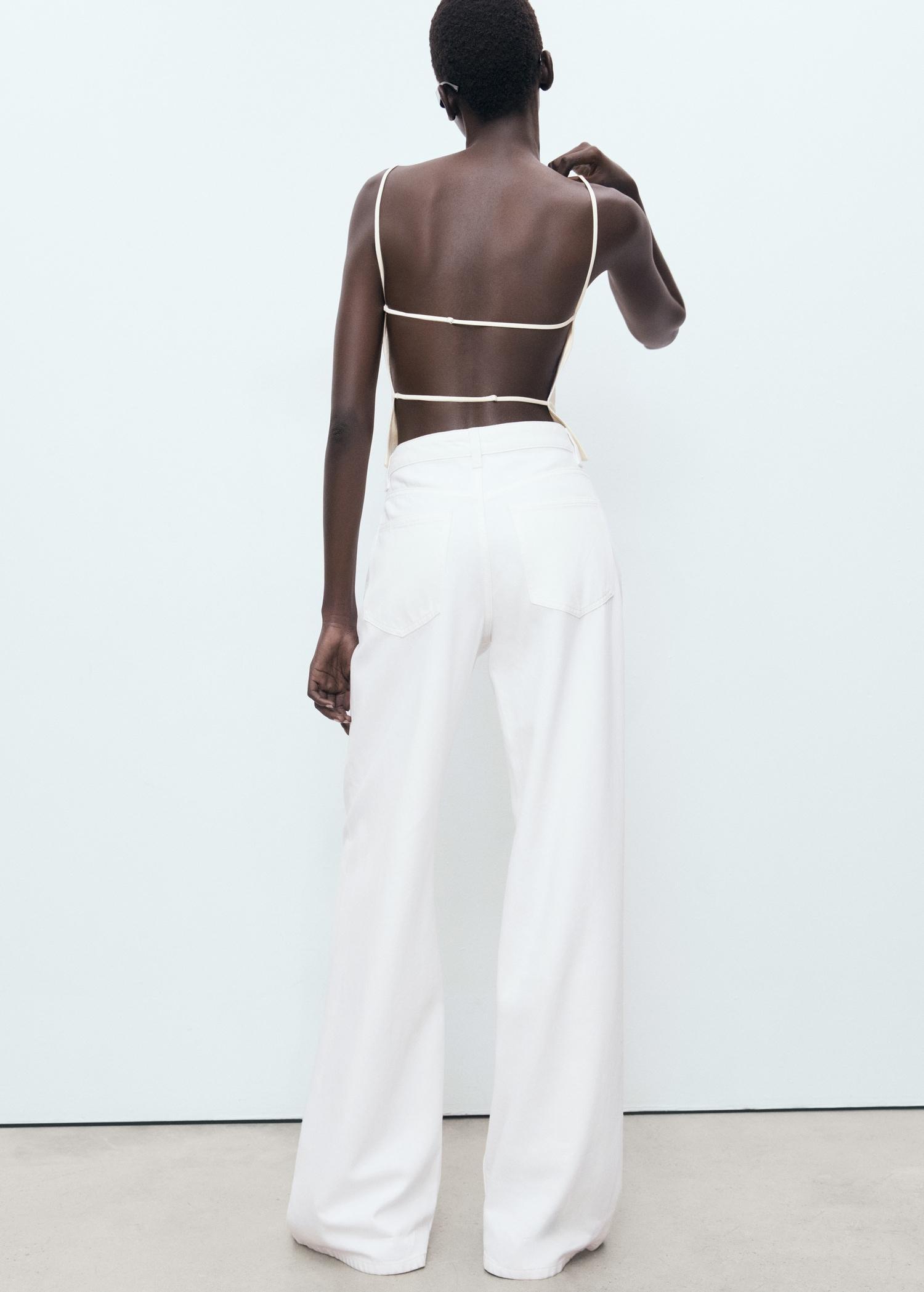 Low waist wide-leg jeans - Women | MANGO USA Product Image