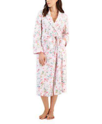 Charter Club Womens Cotton Floral Belted Robe, Created for Macys Product Image