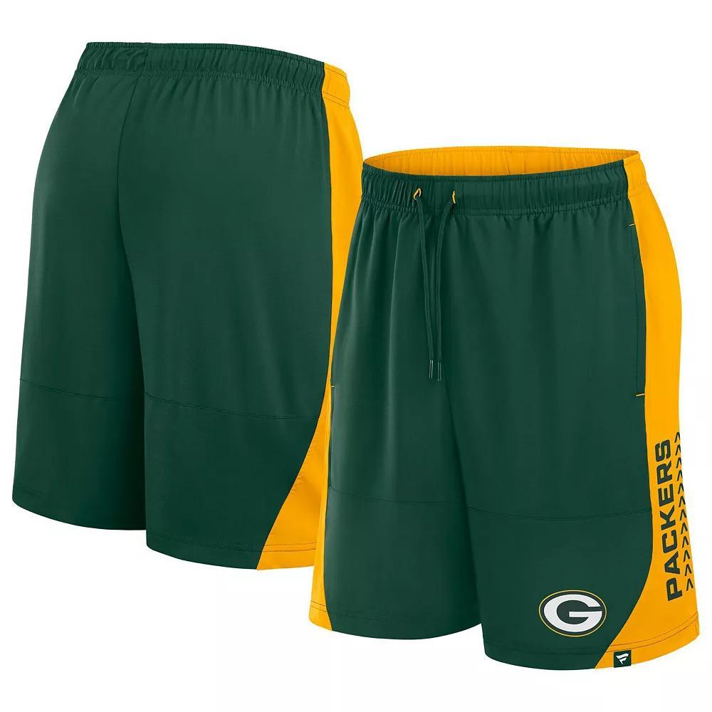 Men's Fanatics Green Green Bay Packers No Defense Shorts, Size: 4XL Product Image