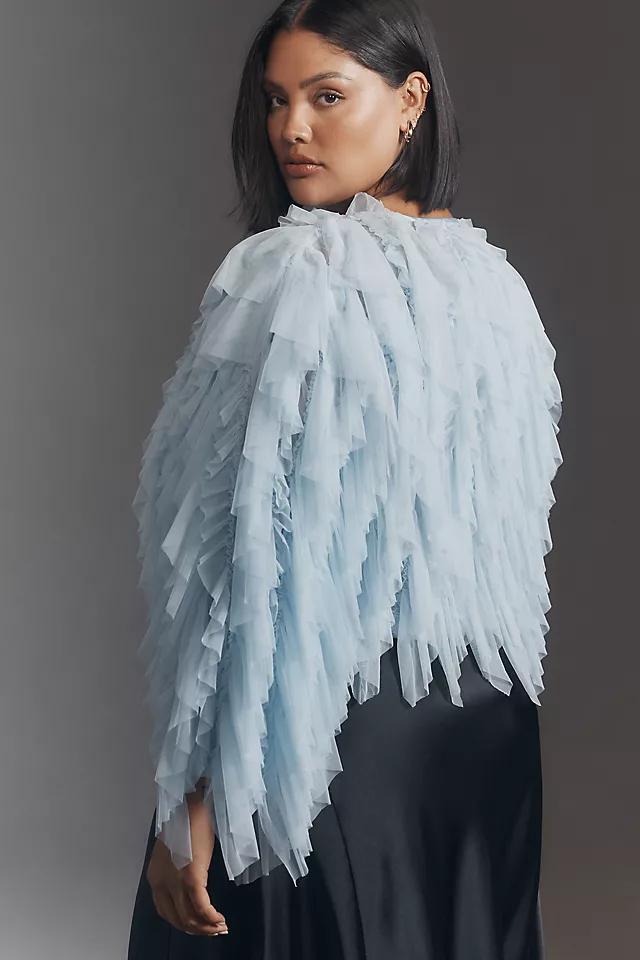 By Anthropologie Tulle Bomber Jacket Product Image