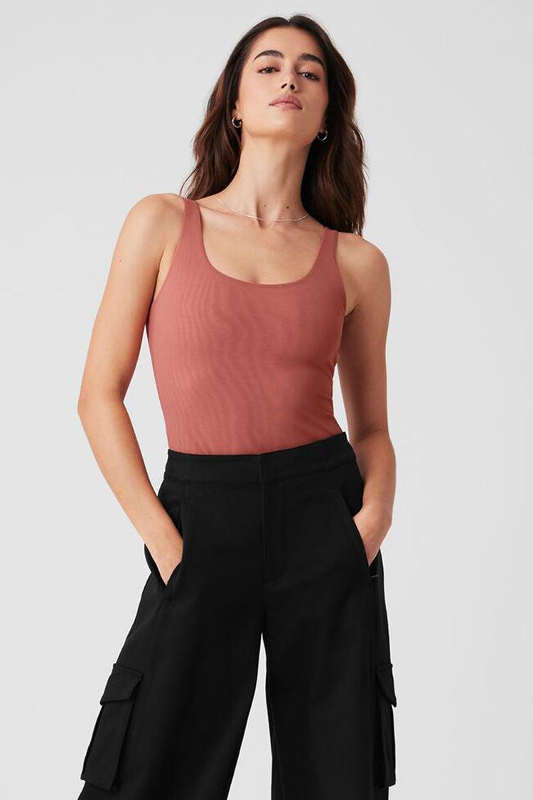 Mesh Sheer Illusion Bodysuit - Soft Terracotta Product Image