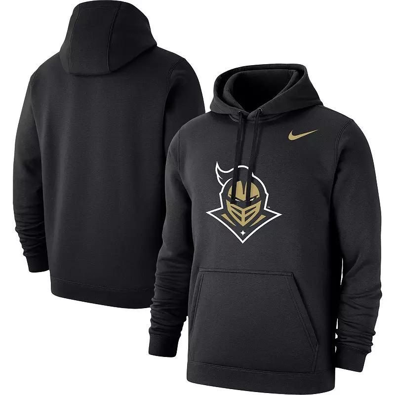 Men's Nike Black UCF Knights Logo Club Pullover Hoodie, Size: 2XL Product Image