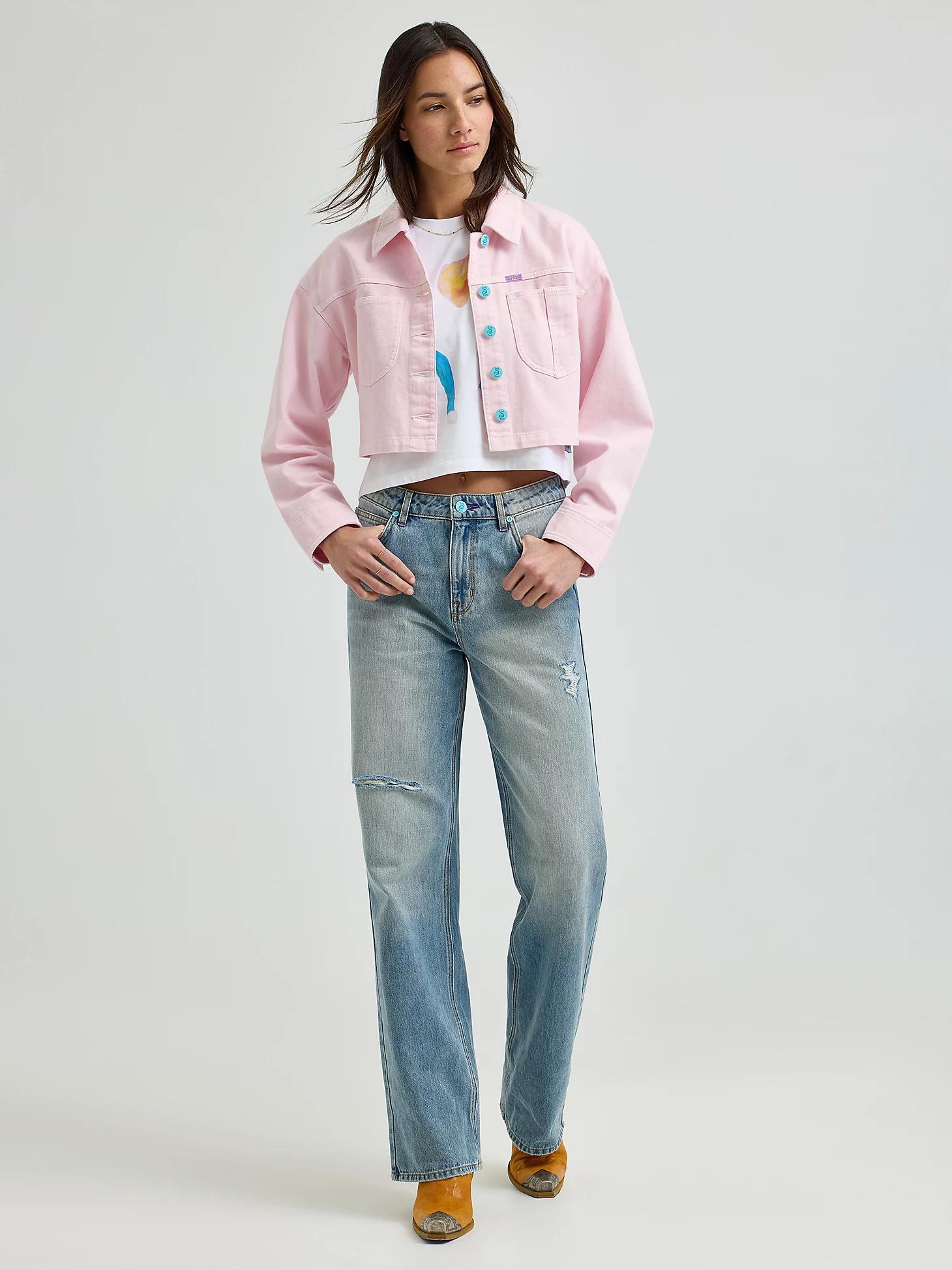 Women's Lee® x Ruohan Wang Crop Chore Jacket | Women's Jackets & Outerwear | Lee® Product Image
