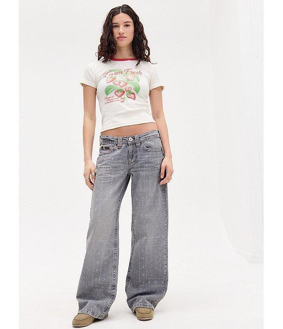 BDG Urban Outfitters Kayla Bandana Low Rise 5-Pocket Jeans Product Image