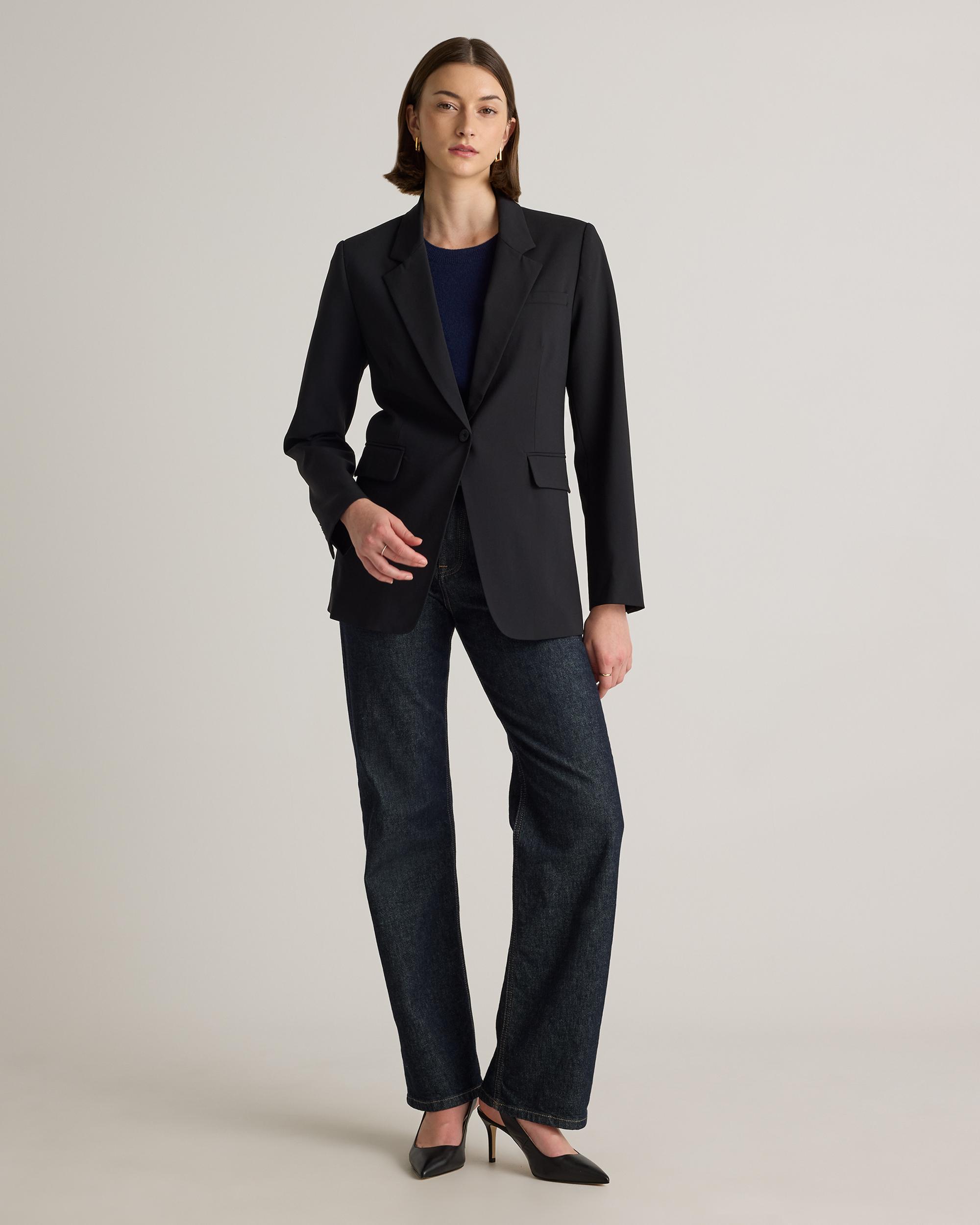 Quince | Women's Italian Wool Long Blazer Product Image