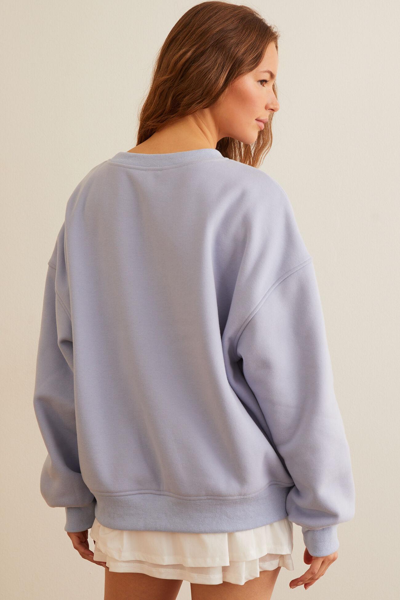 Lucky Embroidered Graphic Sweatshirt Product Image