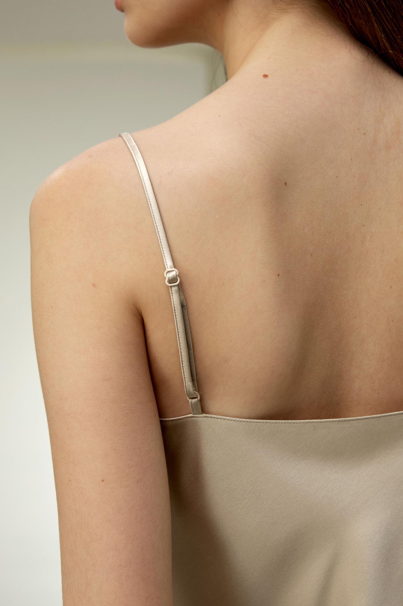 Double-Faced Silk Charmeuse Camisole Product Image