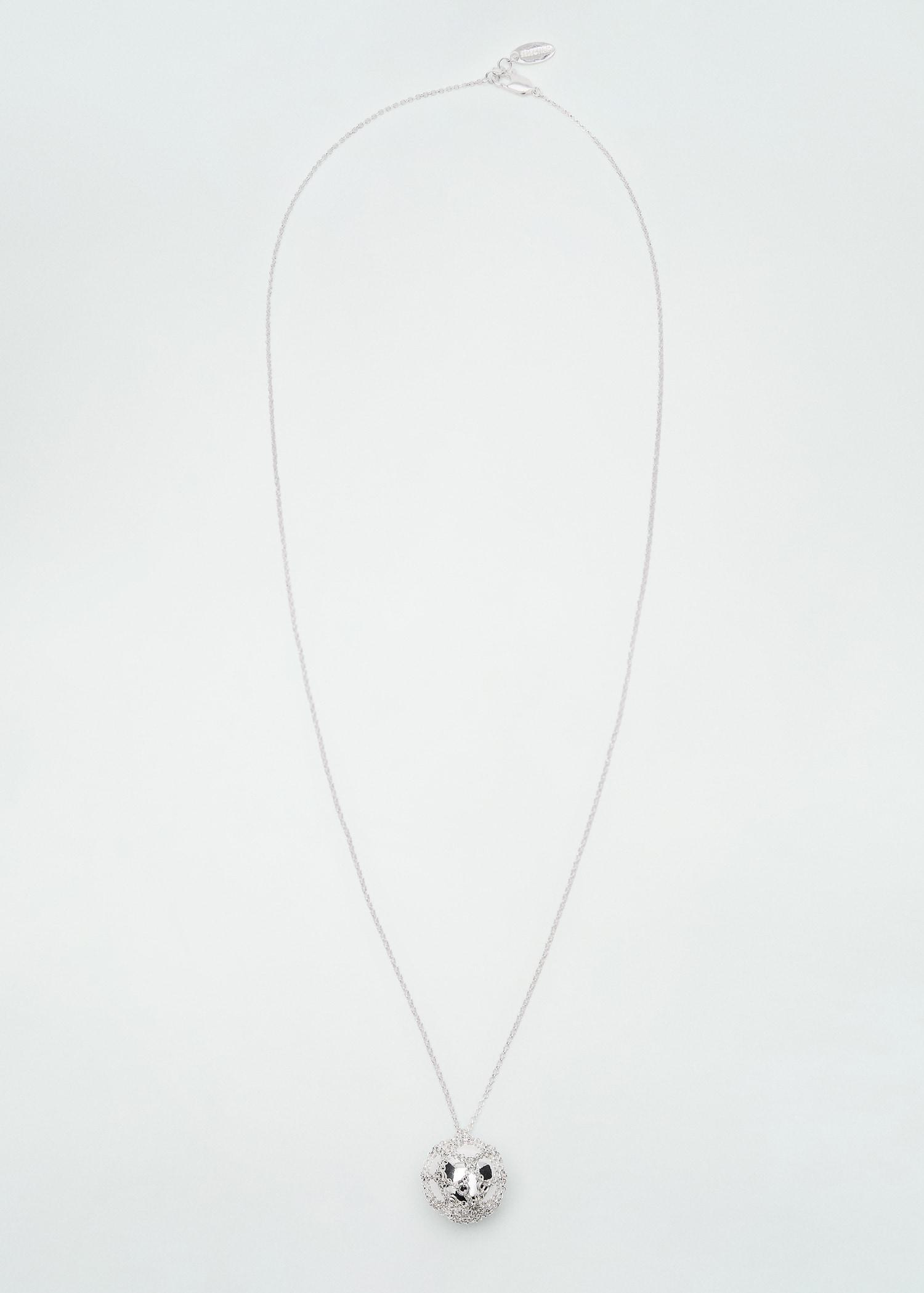 Drop necklace with sphere - Women | MANGO USA Product Image